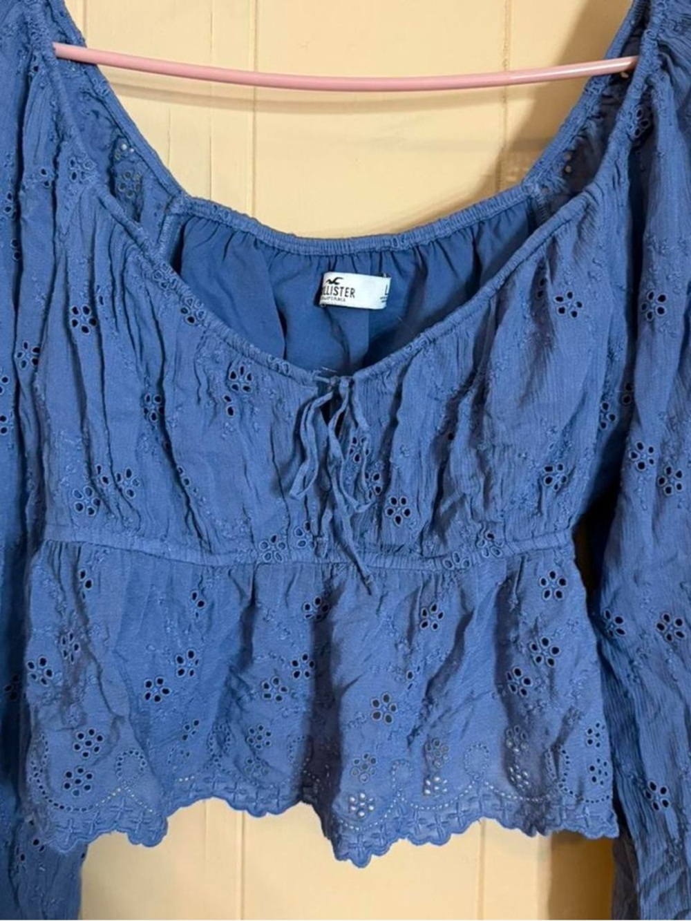 Hollister cropped shirt